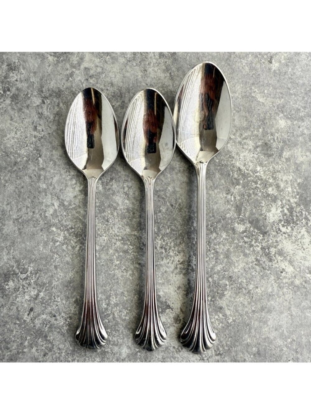 Gorham Quintette Stainless Flatware Spoons Lot Of 3